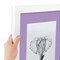 ArtToFrames Collage Photo Picture Frame with 4 - 2.5x3.5 inch Openings, Framed in White with Over 62 Mat Color Options and Regular Glass (CSM-3966-20)